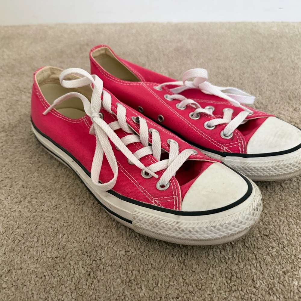 Converse Kids Hot Pink Sneakers